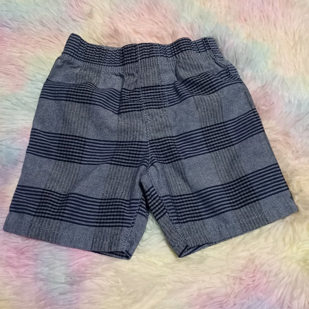 Levi's Blue Plaid Elastic Waist Shorts
